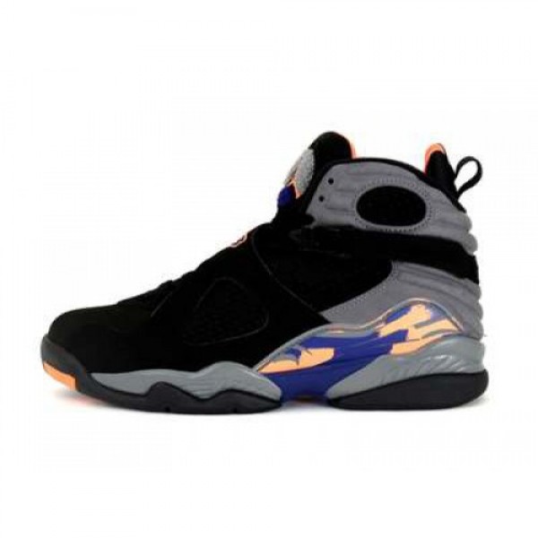 NIKE 13K05  AIR JORDAN 8 RETRO  BLK/BRGHT CTRS-CL GRY-DP RYL B  305381-043  ナイキ エアジョーダン 8レトロ  ブラック/ブライトシトラス/クールグレー/ディープロイヤルブルー 2015激安限定ファッション商品