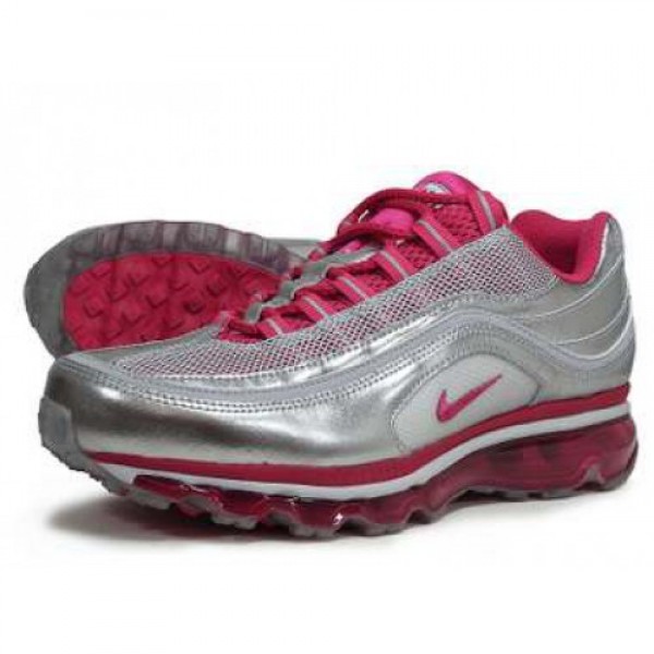 NIKE WMNS AIR MAX 24-7 WOLF GREY/VOLTAGE CHERRY-WHITE 397292-007