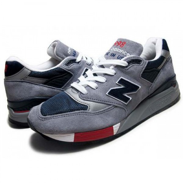 NEWBALANCE GRAY/NAVY made in USA (M998GNR) おす�...