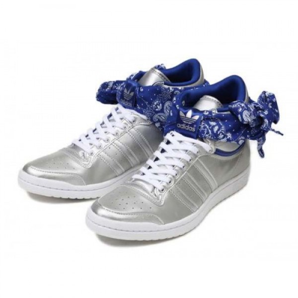 アディダス オリジナルス adidas Originals TOP TEN HI SLEEK BOW BANDANA W Metallic Siliver/Metallic Siliver/College Royal (g96089)