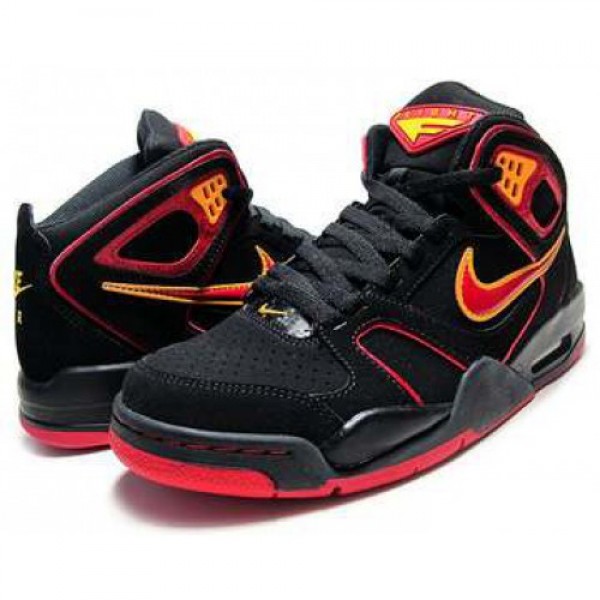 NIKE AIR FLIGHT FALCON blk/v.red-u.gold 397204-068...