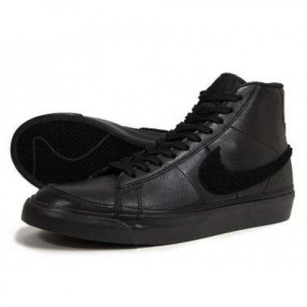 NIKE BLAZER MID PREMIUM BLACK/BLACK 429988-002