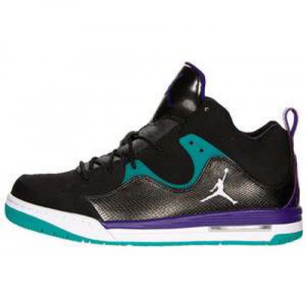Nike Jordan Flight TR 97 Mid BLACK/WHITE-GRAPE ICE-NW EMRLD ナイキ ジョーダン フライト TR 97 ミッド ブラック/ホワイト グレープアイス エメラルド 574417-008