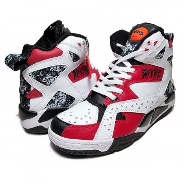 REEBOK BLACKTOP BATTLEGROUND V56089リーボック ブラックトップ バトルグラウンド 白黒赤 V56089  売れ筋商品得価