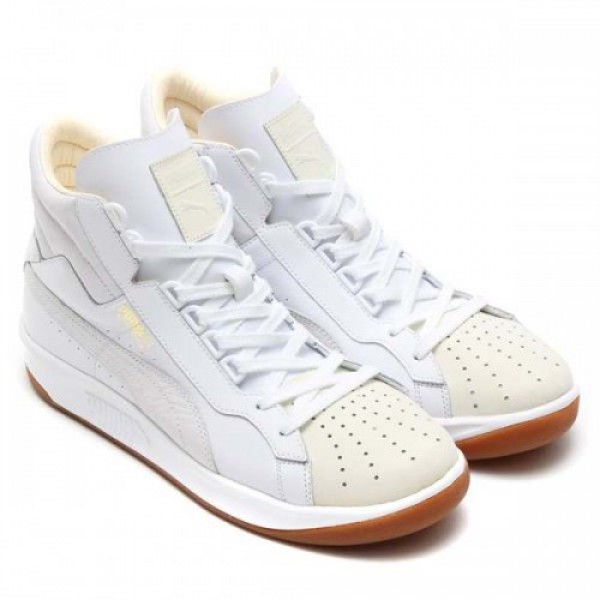 PUMA CHALLENGE LEATHER (プーマ チャレンジ レザー) WHITE/WHITE/MARSHMALLOW 356913-01