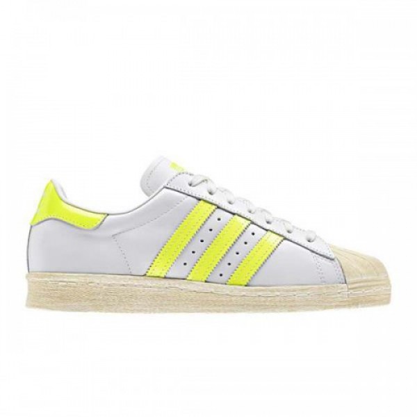 adidas Originals SS 80s (アディダス オリジナルス スーパースター80s) Neo White/Electricity/White d65533 激安限定限定品