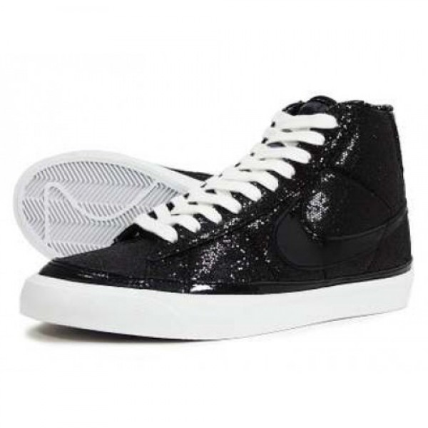 NIKE WMNS BLAZER MID 09 PREMIUM BLACK/BLACK-WHITE ...