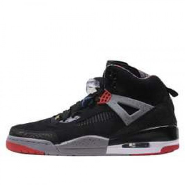 NIKE AIR JORDAN SPIZIKE BLACK/VRSTY RD-CMNT GRY-ML...