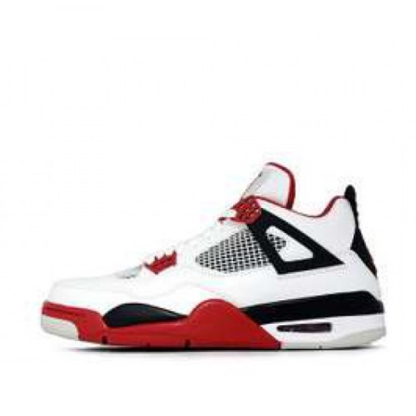 Nike Air Jordan 4 Retro WHITE/VARSITY RED-BLACK �...