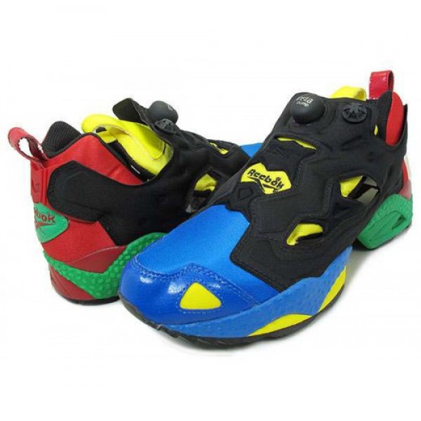 REEBOK INSTA PUMP FURY "Olympic" blu/yel-blk-grn-red J85185