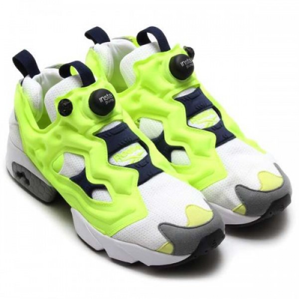 Reebok INSTA PUMP FURY OG "Jackie Chan" (リーボック インスタ ポンプフューリー OG "ジャッキー・チェン") WHITE/NEON YELLOW/ATHLETIC NAVY/FLAT GRAY m40935