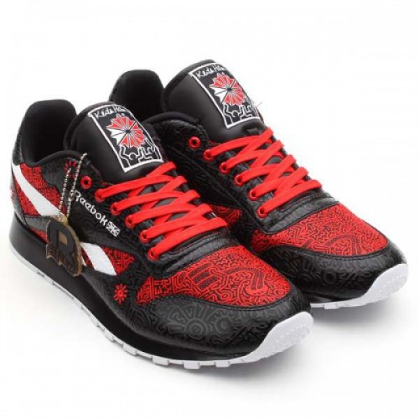 Reebok×Keith Haring CLASSIC LEATHER CLEAN FASHION...