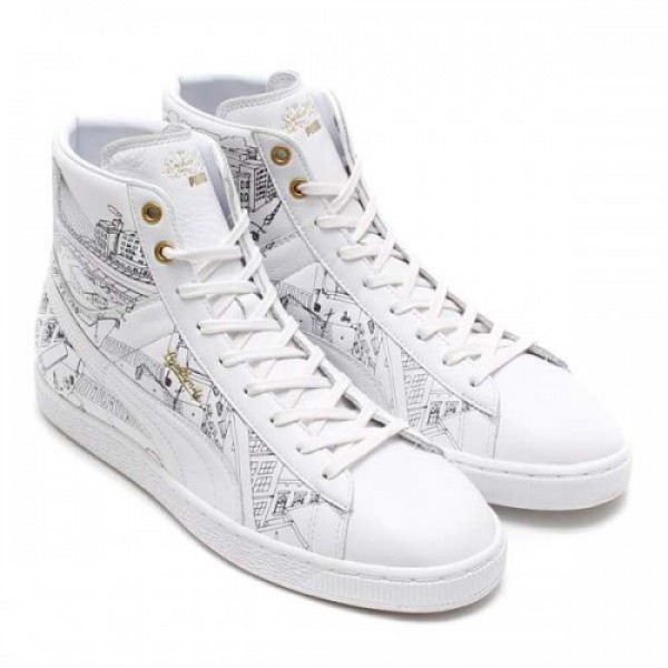 PUMA BASKET CLASSIC MID × S CHANG (プーマ バ�...