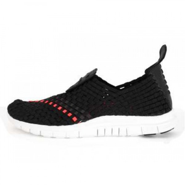 NIKE FREE WOVEN (555307-010) BLACK/BLACK-SAILMEDIU...