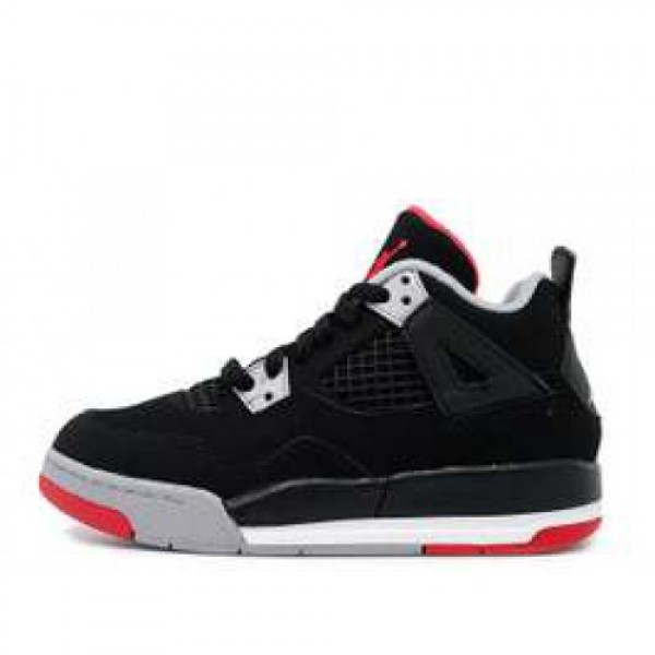 NIKE AIR JORDAN 4 RETRO (PS)  ナイキ エア ジョーダン 4 レトロ PS 黒灰赤 308499-089