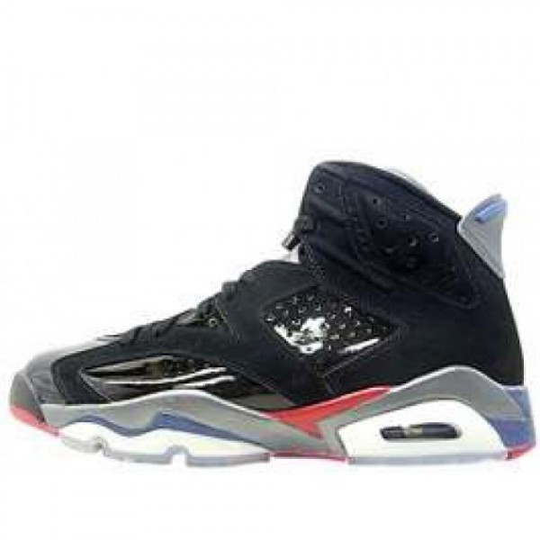 NIKE AIR JORDAN 6 RETRO PISTONS ナイキ エアジョーダン 6 レトロ ピストンズ 黒赤青 パテント ヌバック 384664-001