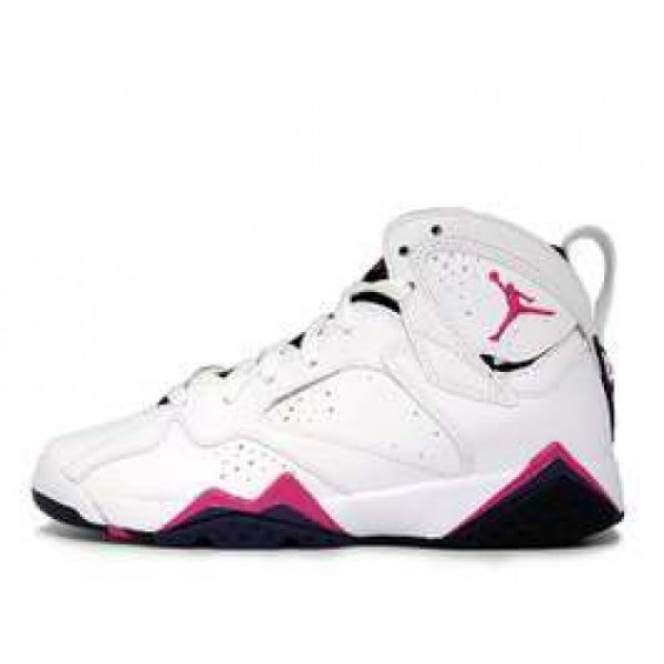 Nike Air Jordan 7 Retro GS white/pink/purple  ナ�...