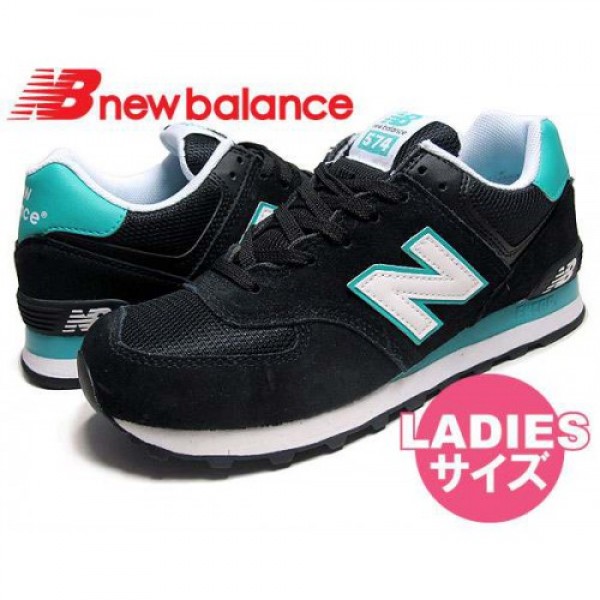 NEW BALANCE WL574CPR レディースサイズ BLACK/MINT ブラック/ミント ワイズ BWL574CPR 人気新作入荷！激安限定