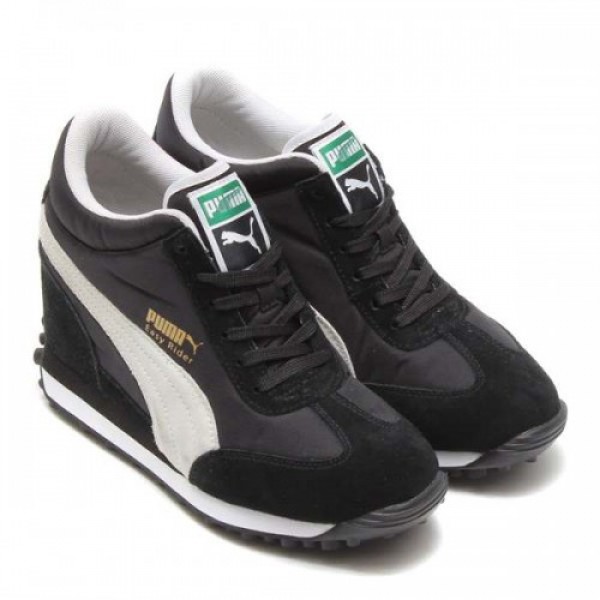 PUMA EASYRIDER WEDGE LO SPORT WMNS (プーマ イージーライダー ウェッジ ロー スポーツ ウィメンズ) BLACK/WHITE 357117-02