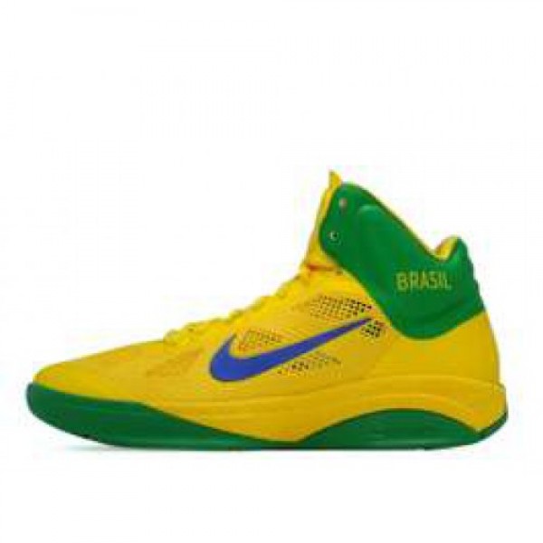 Nike ZOOM HYPERFUSE Brazil ナイキ バスケット ヒューズ ブラジル 黄緑 407622-701