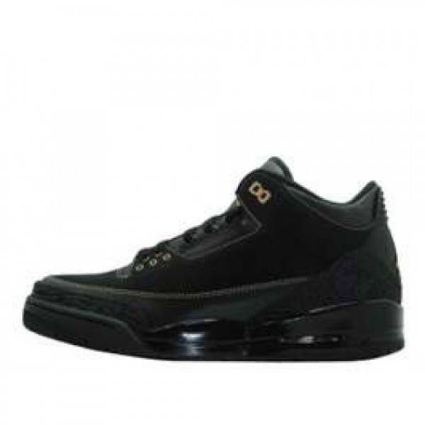 NIKE AIR JORDAN 3 BHM "Black History Month" 2011 Black/Black-Metallic Gold ナイキ エアジョーダン ３  ブラックヒストリーマンス 2011 黒金 455657-001