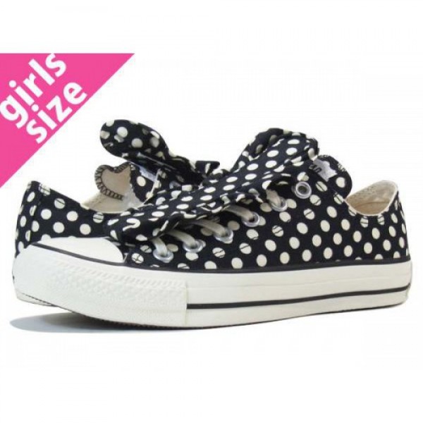 CONVERSE ALL STAR FRILL-TIE OX 【CHUCKS SISTERS】 コンバース オールスター フリルタイ OX BLACK 32194881
