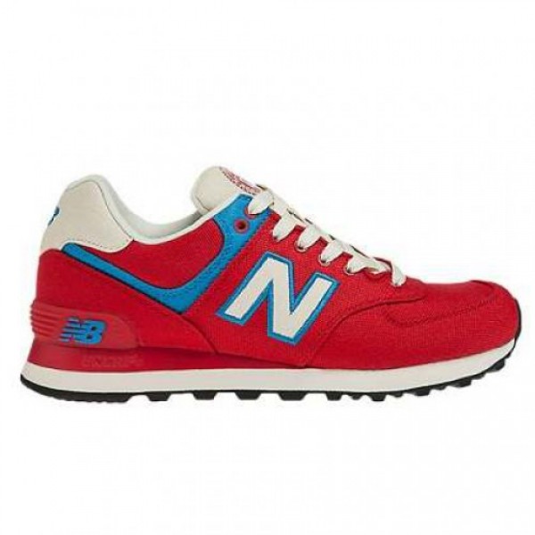 NEW BALANCE WL574 RUR RIBBON RED/BLUE/IVORY (ニ�...
