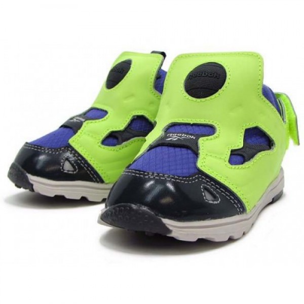 Reebok VERSA PUMP FURY ネオン/パープル/ブ�...