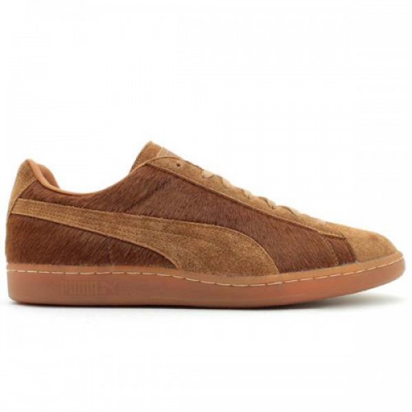 PUMA JPN FIRSTROUND LO SUEDE FUR 【プーマ ジャパン ファーストラウンド ロー スエード ファー】 BISON BROWN 355153-02