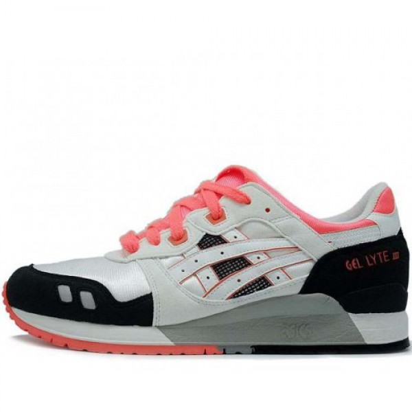 ASICS GEL LYTE III WHITE/WHITE アシックス ゲルライト 3 白赤黒 H2B4N-0101 本物再入荷/予約販売