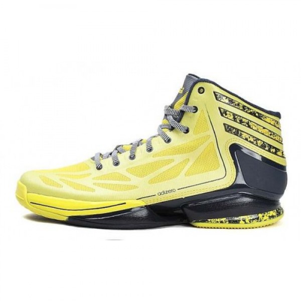 adidas アディダス バスケットシューズ アディゼロ クレイジーライト2 ADIZERO CRAZY LIGHT2 ビビットイエロー[G59699] 大好評2015新品入荷