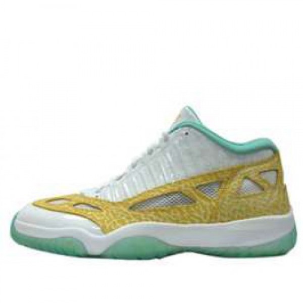 NIKE AIR JORDAN 11 RETRO LOW LS ナイキ エアジョーダン11 ロウ 白黄緑パテント 316319-171