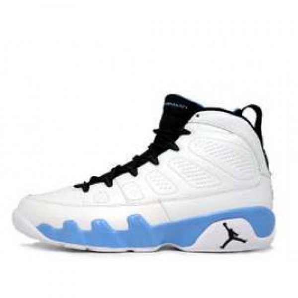 NIKE AIR JORDAN 9 RETRO wht/blk-u.blu ナイキ �...