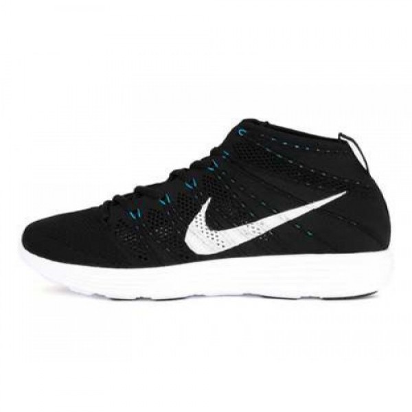 NIKE LUNAR FLYKNIT CHUKKA (554969-031) BLACK/WHITE...